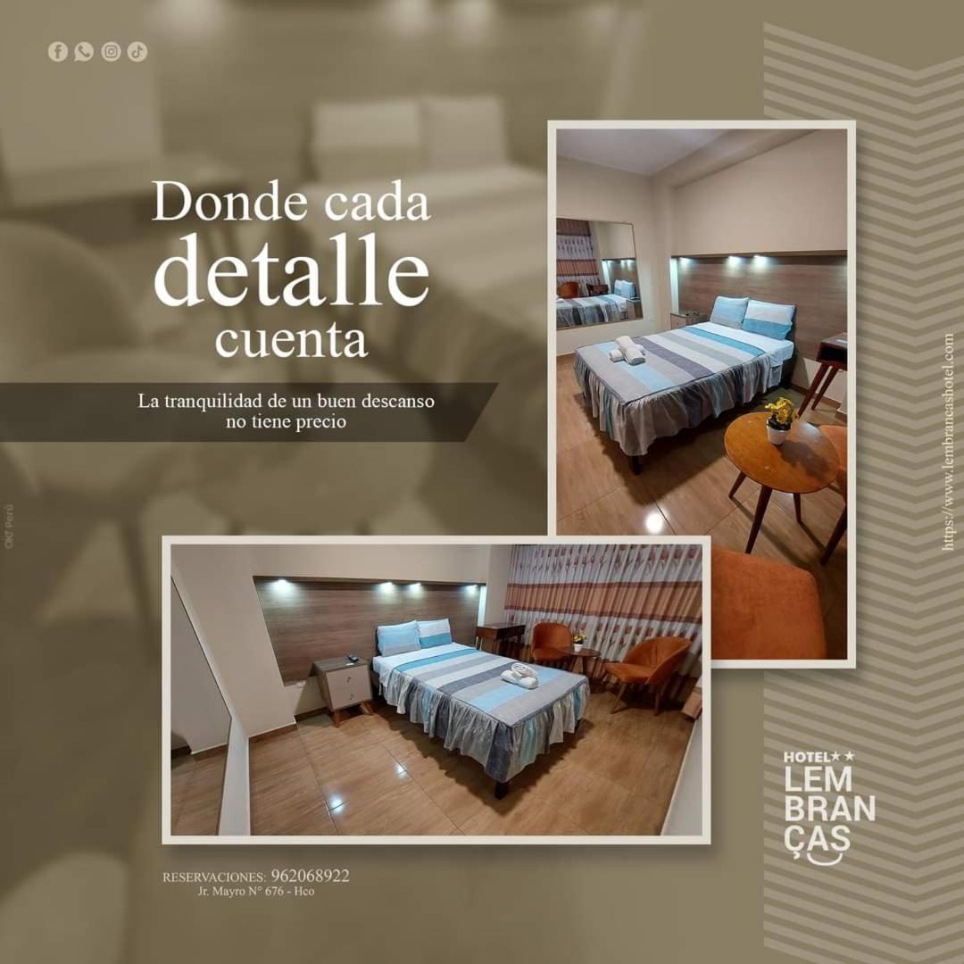 Lembrancas Hotel Huánuco Dış mekan fotoğraf